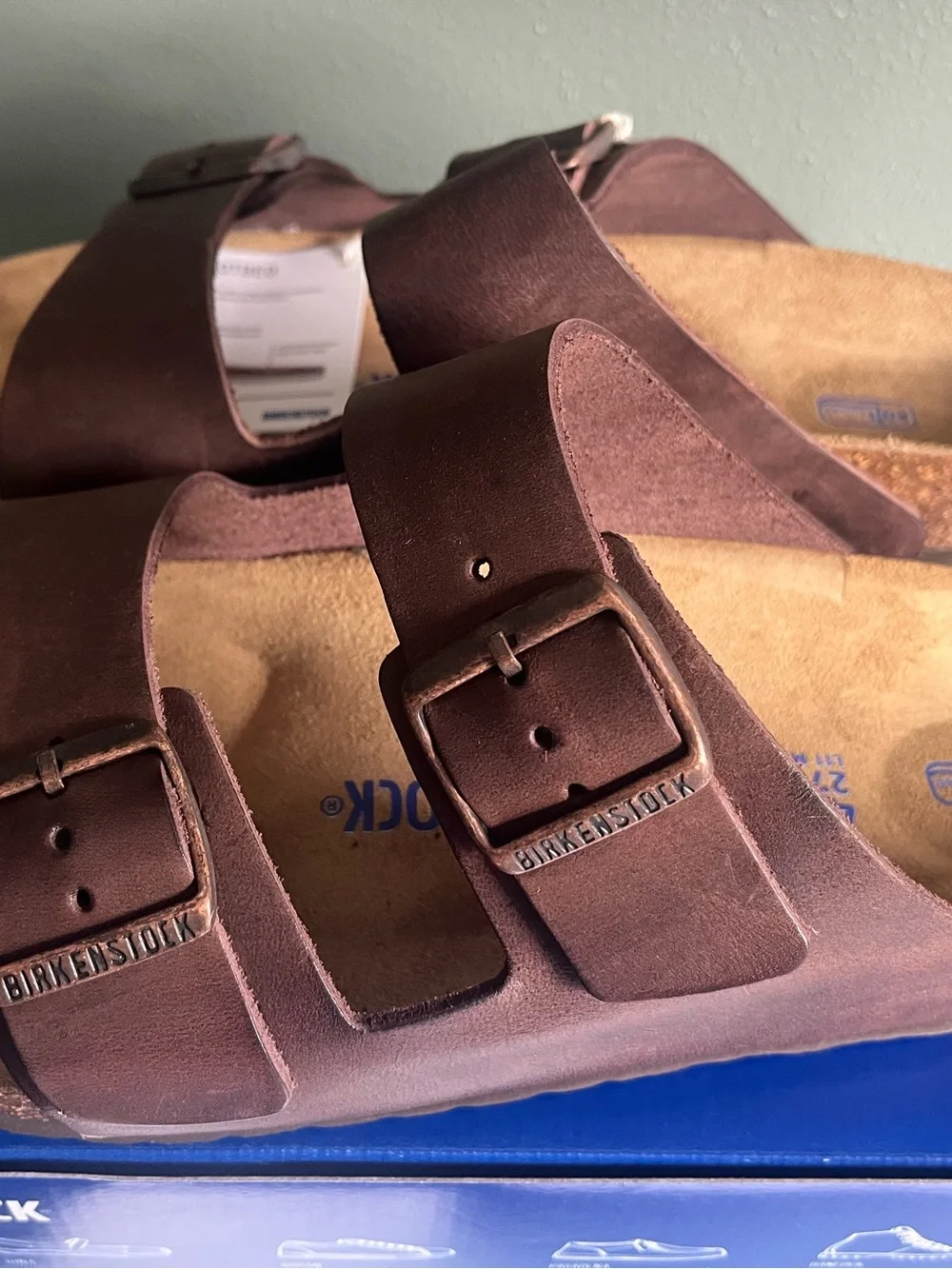Birkenstock Arizona Soft Footbed Habana Oiled Leather EU 42 New in box